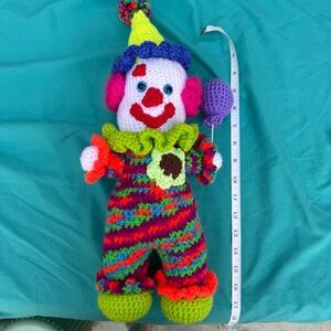 Handmade clown doll